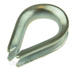 Wire rope thimble 4 mm galv.
