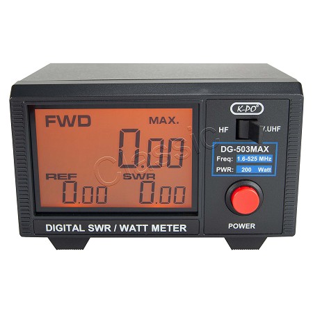 DG 503 MAX Digital SWR Power Meter HF, VHF, UHF