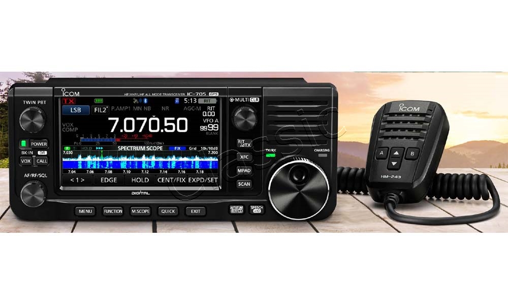 ICOM IC-705 HF/6m/2m/70cm All Mode SDR QRP 10 Watt